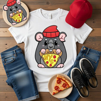 NYC PIZZA MOUSE TEE