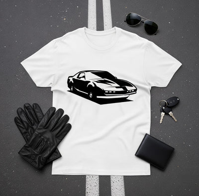 Knight Rider K.I.T.T. Classic Car T-Shirt - Iconic 80s TV Show Tee