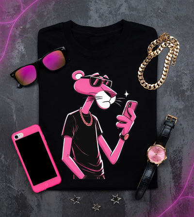 Pink Panther Streetwear Selfie T-Shirt