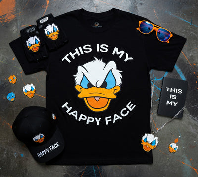 Donald Duck Grumpy Happy Face T-Shirt