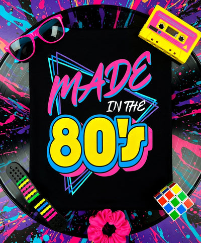 Neon 'Made In The 80s' Retro Tee