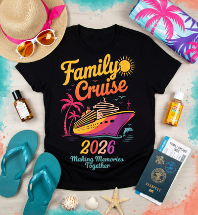 Family Cruise 2026 Making Memories Together T-Shirt