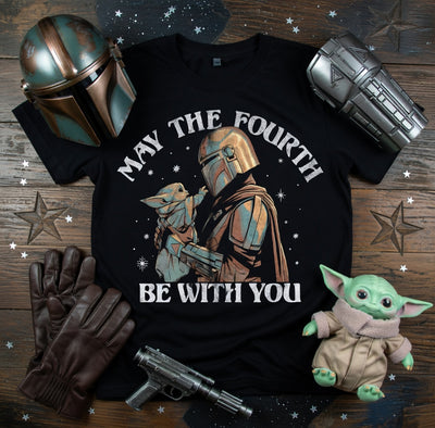 Mandalorian & Grogu May the Fourth T-Shirt