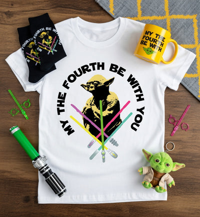 Yoda My The Fourth Lightsaber Celebration Tee