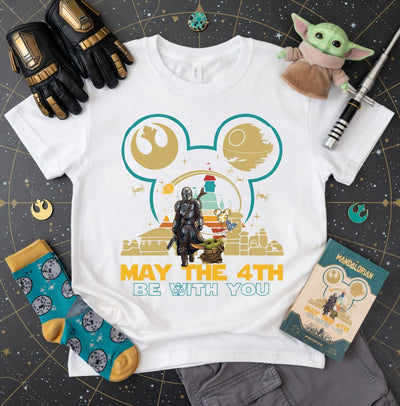 Mandalorian Grogu May the 4th Mickey Shirt
