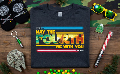 May the Fourth Lightsaber Star Wars T-Shirt