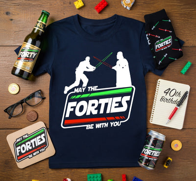 May the Forties Be With You Star Wars T-Shirt