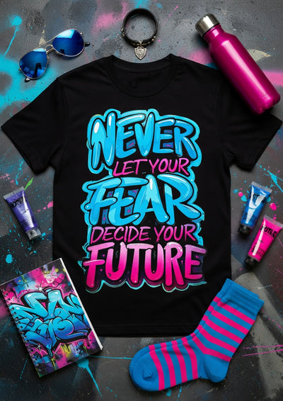 Never Let Fear Decide Future Graffiti