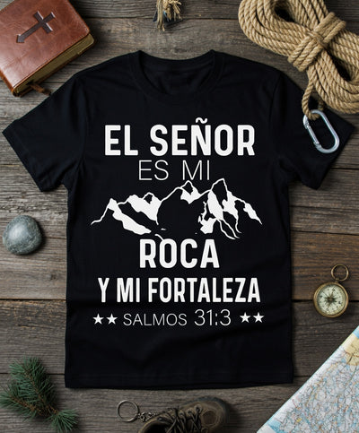 El Señor Es Mi Roca Salmos 31:3 T-Shirt