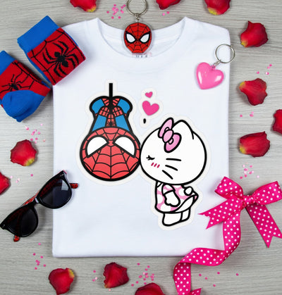 Hello Kitty & Spider-Man Kawaii Crossover Design