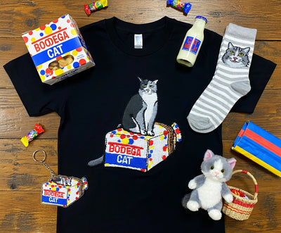 Bodega Cat Embroidered Style Tee