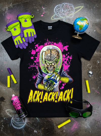 Alien Brain Astronaut ACK! T-Shirt