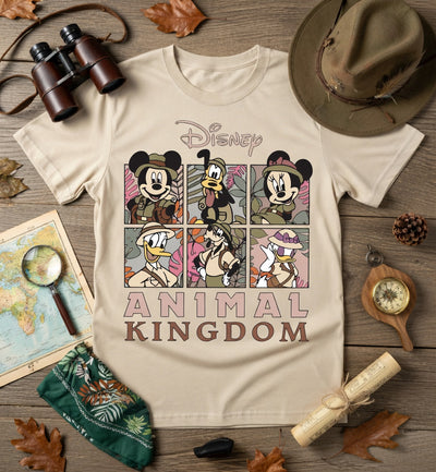 Disney Animal Kingdom Safari Character Collage