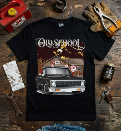 Old School SpeedFool Truck Garage Vintage Design