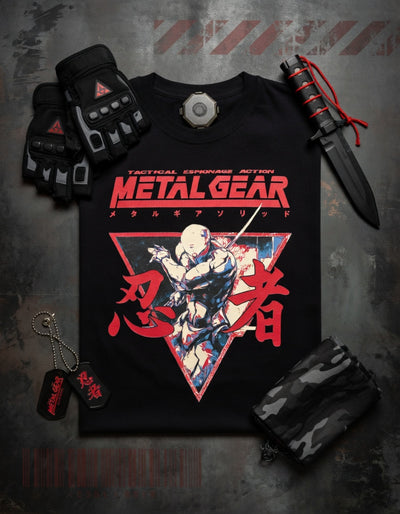 Metal Gear Ninja Sword Action Tee
