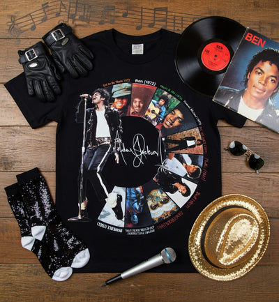 Michael Jackson Era Collage T-Shirt