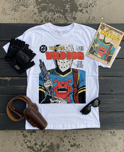 Wilddog DC Comics Vigilante DTF T-Shirt - Masked Hero Apparel