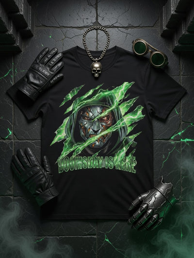Doctor Doom Doomsday Is Here DTF T-Shirt - Marvel Fan Tee