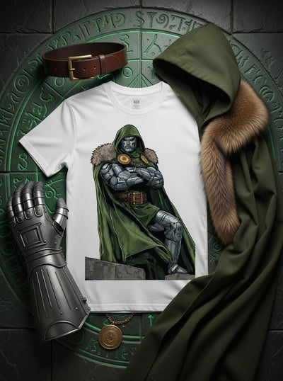 Dr. Doom Marvel Comics Villain DTF T-Shirt - Wild Creation Station