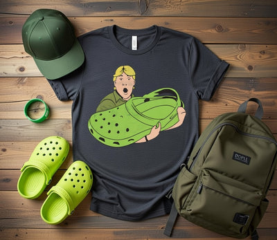 Crikey! Iconic Croc Hunter Inspired Giant Croc Tee