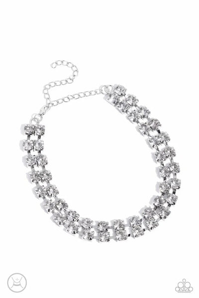 Glistening Gallery - White - Necklace