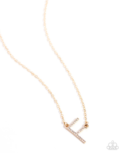 INITIALLY Yours - Gold - Necklace