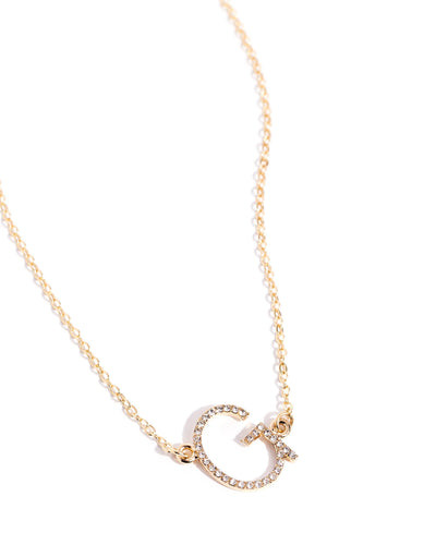 INITIALLY Yours - Gold - Necklace