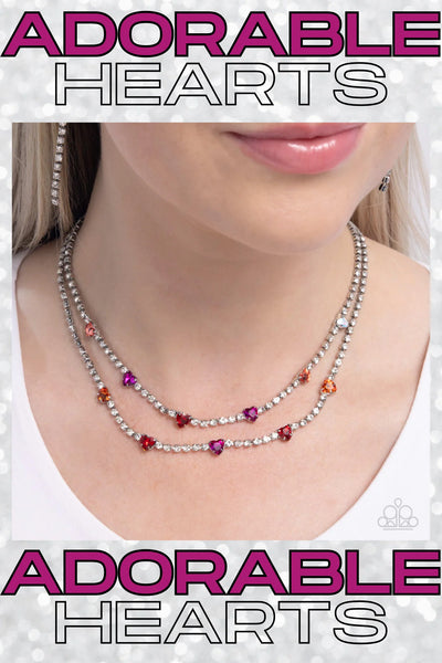 Courting Closeness - Red - Necklace