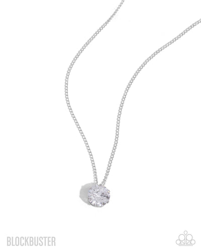 What A Gem - White - Necklace