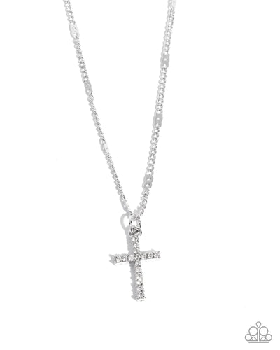 Endless Faith - White - Necklace