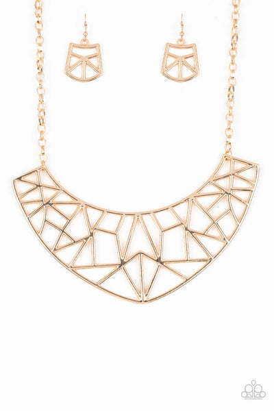 Strike While HAUTE - Gold - Necklace