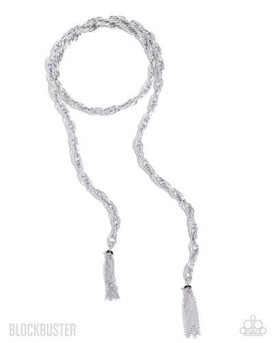 SCARFed for Attention - Silver - Necklace