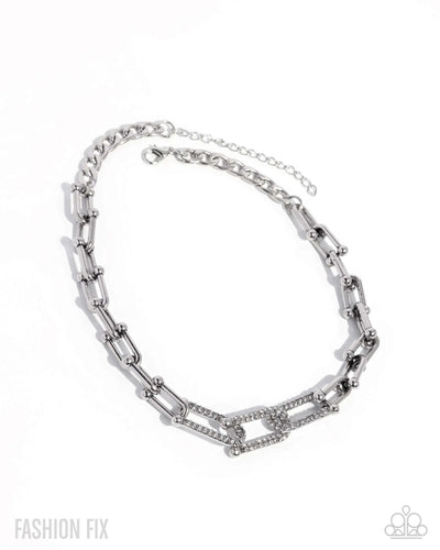 Adorably Amped Up - White - Necklace