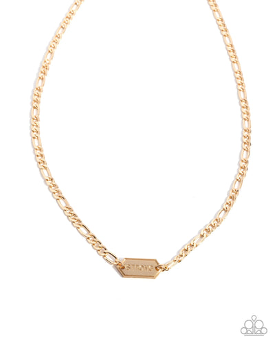 Strong Suit - Gold - Necklace