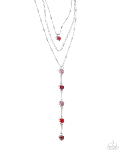 Valiant Valentine - Red - Necklace