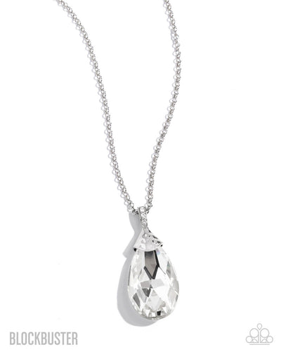 Spellbinding Sparkle - White - Necklace