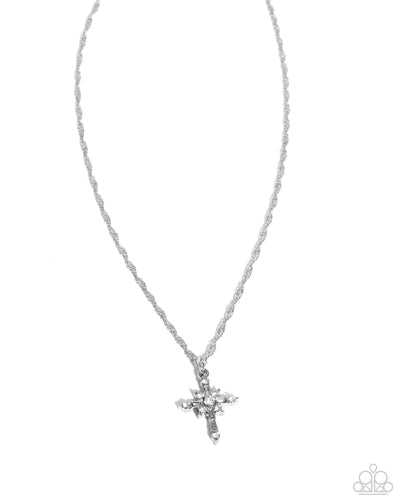 Graceful Glory - White - Necklace