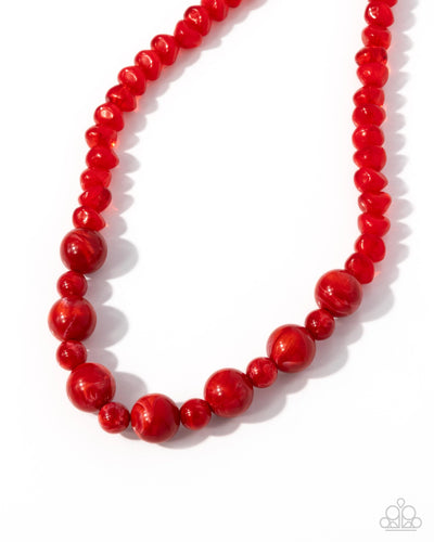 Not a Phase - Red - Necklace