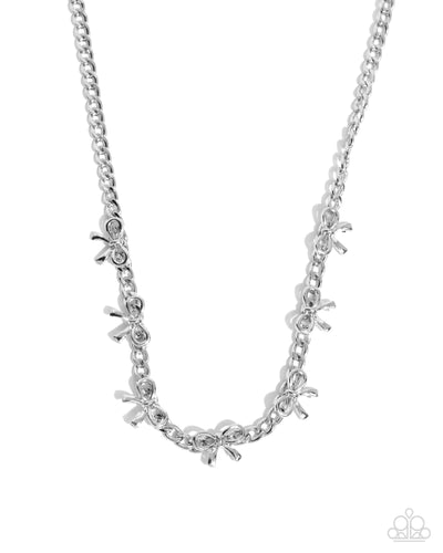 BOW the Knee - Silver - Necklace
