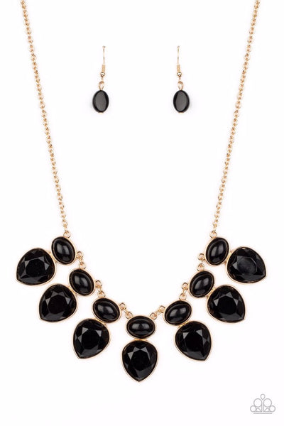 Modern Masquerade - Black - Necklace