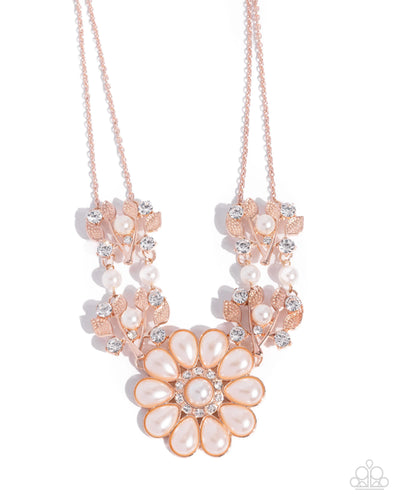 Sprouting Shimmer - Rose Gold - Necklace