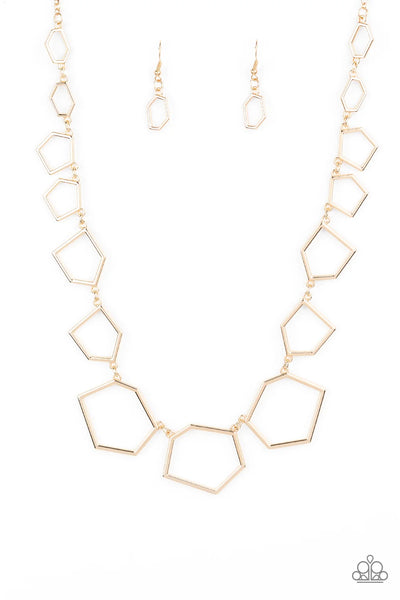 Full Frame Fashion - Gold - Necklace