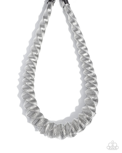 Candescent Coils - Silver - Necklace