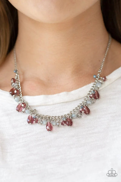 Courageously Catwalk - Purple - Necklace