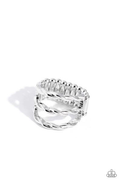 Corded Command - Silver - Ring