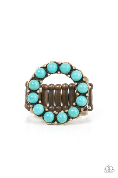 Stone Circles - Brass - Ring
