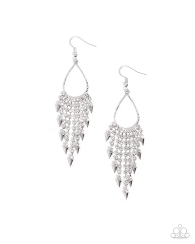 Sharp Streaming - White - Earring