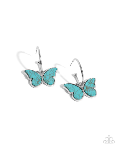 Melodic Mariposa - Blue - Earring