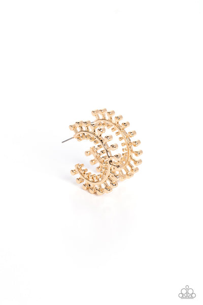 The Way You Make Me WHEEL - Gold - Earring