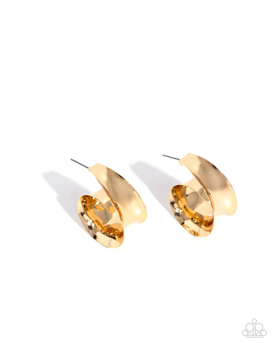 Curly Cadence - Gold - Earring